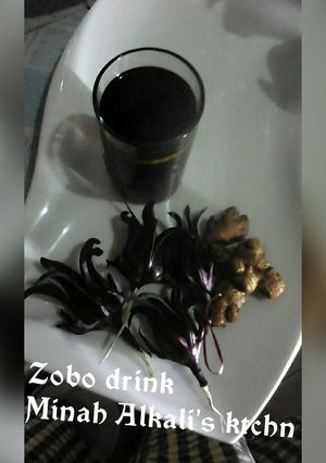 A picture of Zobo drink.