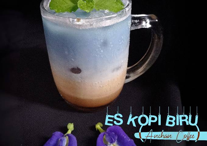 Cara membuat Es Kopi Biru (Anchan Coffee) Cara membuat Es Kopi Biru (Anchan Coffee)