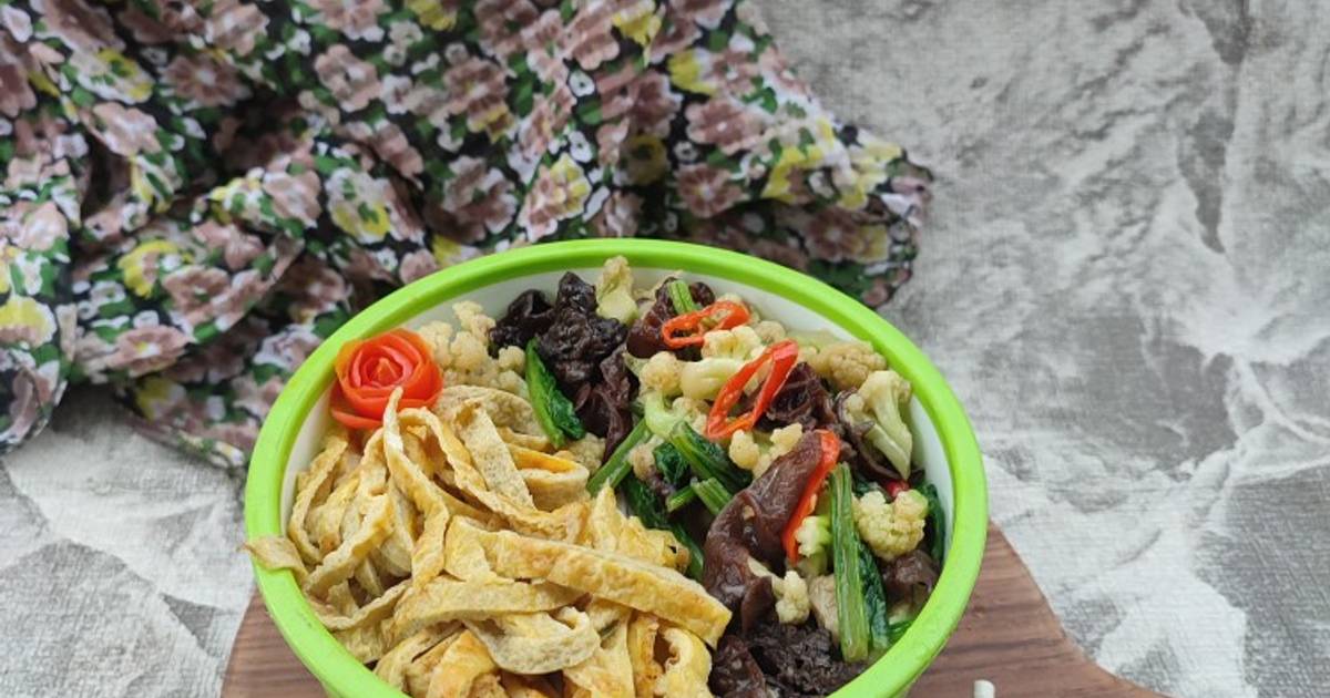 Resep Cah Jamur Kembang Kol Rice Bowl Oleh Widjie Astuti Cookpad