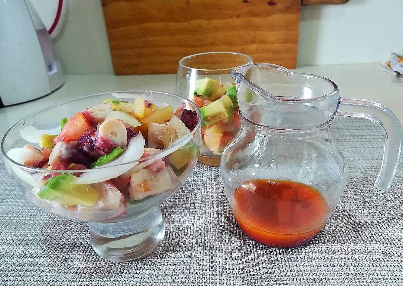 Pulpo con aguacate
