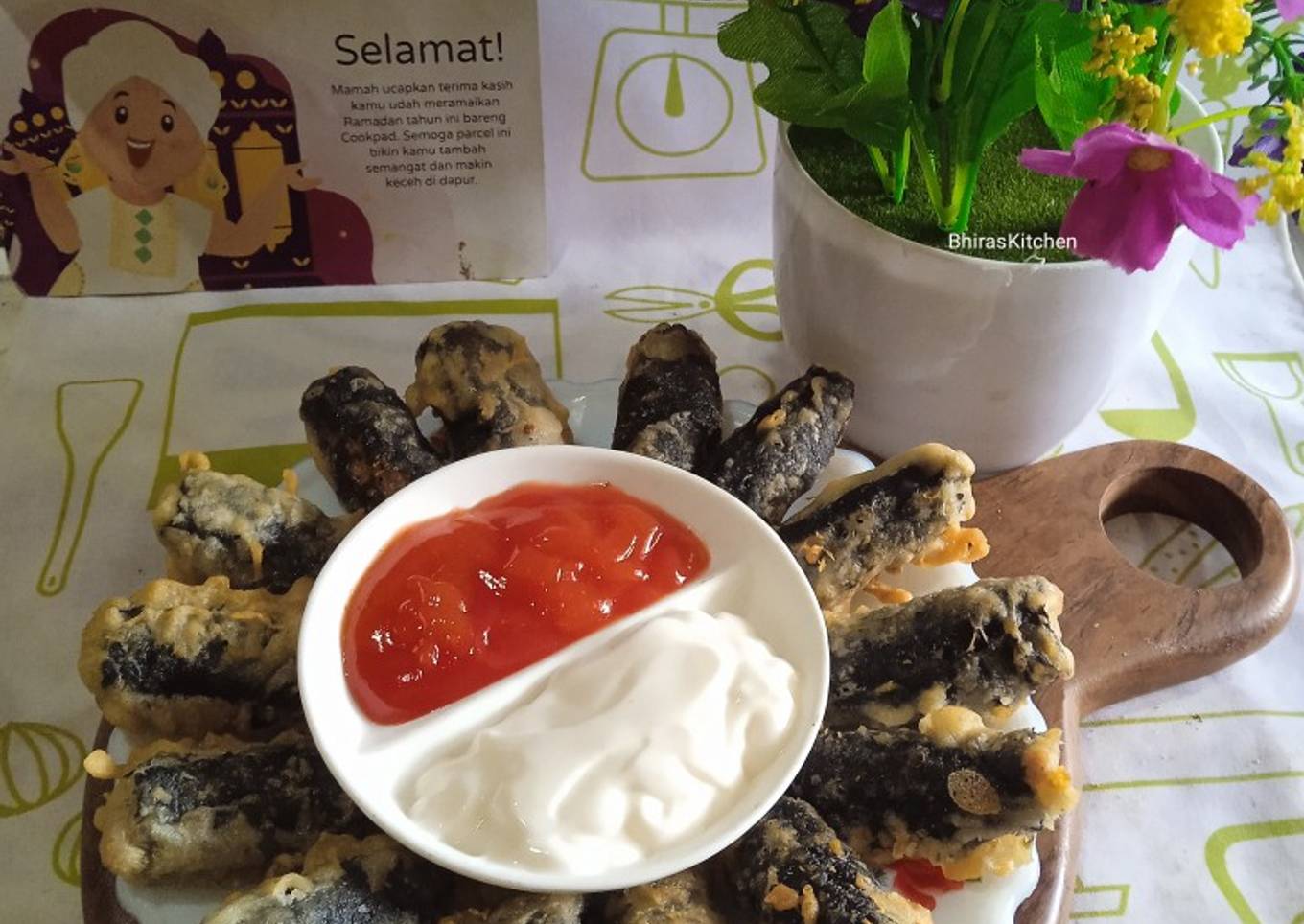 Seaweed Chicken Roll