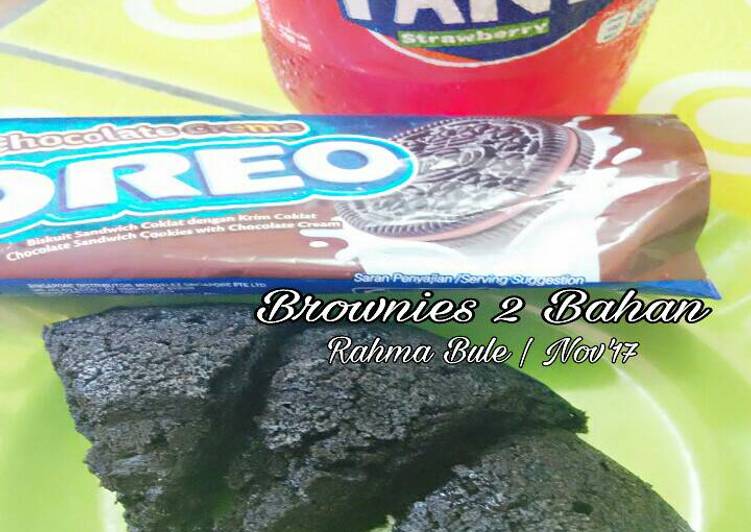 Brownies Milo Fanta Irit ~ 2 Bahan