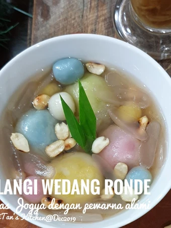 Langkah Mudah untuk Membikin Resep 25. Pelangi Wedang Ronde pewarna alami / Wedang Ronde / Ronde yang  Bikin Ketagihan Anti Ribet, Bisa Manjain Lidah