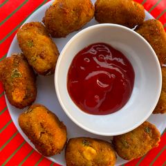 A picture of Poha cutlet.