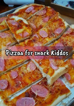 Foto resep PIZZA FOR SNACK KIDDOS🌻