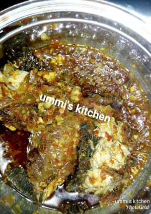 A picture of Fish pepper soup.