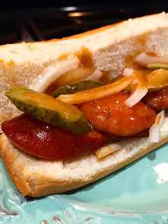 A picture of Easy Sausage McRib-ish Knockoff.
