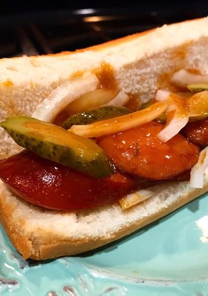 A picture of Easy Sausage McRib-ish Knockoff.