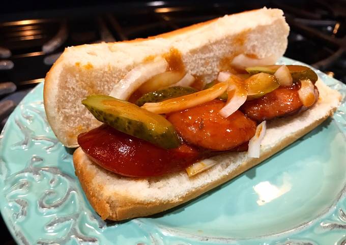 Recipe of Homemade Easy Sausage McRib-ish Knockoff