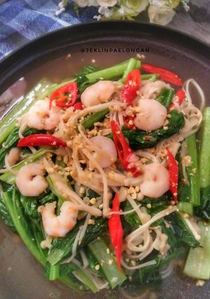 Foto resep Tumis Sawi Jamur Enoki