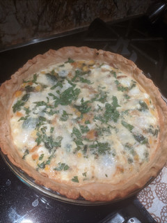 Una foto de Quiche Vegetariano