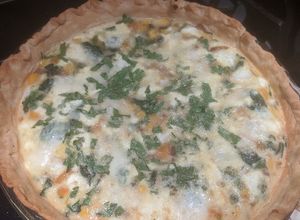 Una foto de Quiche Vegetariano