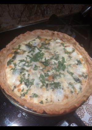 Una foto de Quiche Vegetariano