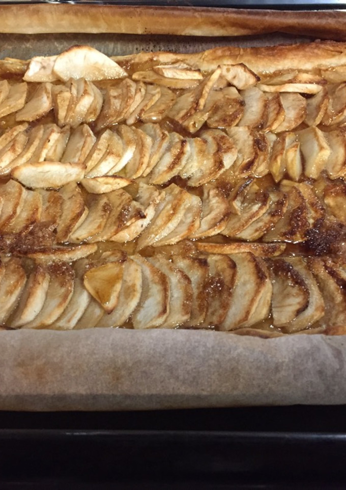Una foto de Tarta manzana rapidísima