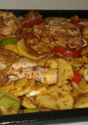 صورة لوصفة بطاطا بفروج ولا اروع 🍗🍖