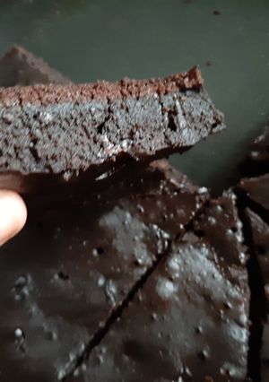 Foto resep Fudge Brownies anti ribet panggang teflon