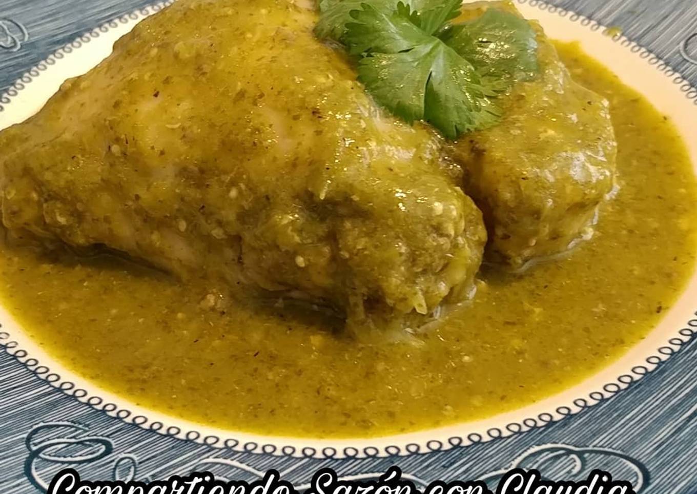 Pollo al cilantro🌺