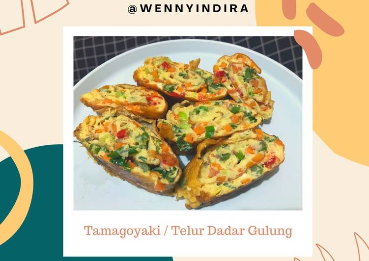 Cara Menyiapkan [65] Tamagoyaki / Telur Dadar Gulung, Lezat