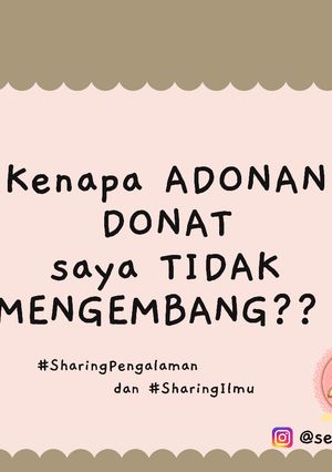 Foto resep Kenapa Adonan saya Tidak Mengembang???
