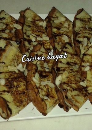 صورة لوصفة كريب حلو بالنوتيلا