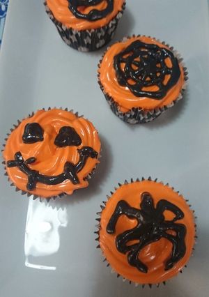 Una foto de Cupcakes de Halloween