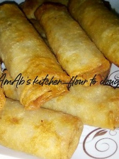 A picture of Spring Rolls.