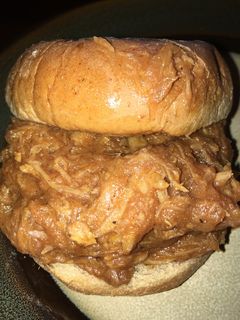 A picture of Crock Pot BBQ Pulled Pork Sandwiches.