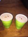 Banana peanuts smoothie