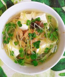 đậu hũ tôm khô