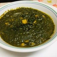 A picture of Palak Chana.