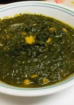 A picture of Palak Chana.