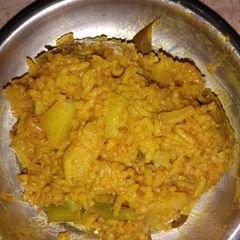 A picture of Masala khichdi.