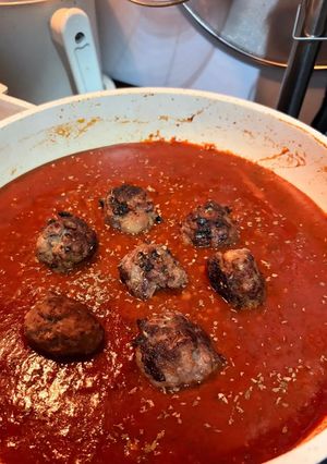 Foto resep Meatballs à la Italian Restaurant
