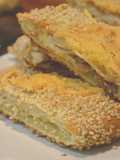 Pan de halloumi y pollo