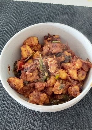 A picture of Prawn masala.