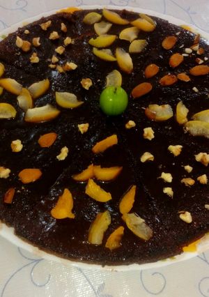عکسی از دستور کیک خیس