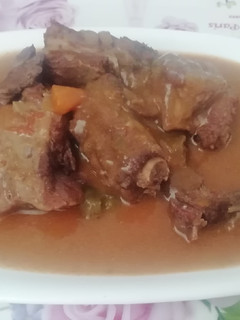 Una foto de Costillas de ternera al Pedro Ximénez