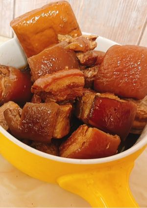 甜酒釀滷五花肉 的食譜成品照片