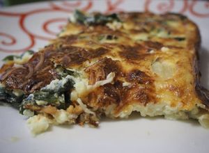 Une photo de Gratin de blettes
