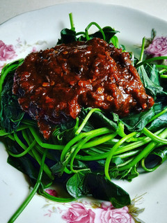 Foto resep Brambang asem/plencing daun ubi