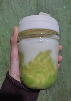 Foto resep Es Alpukat Kocok Simple