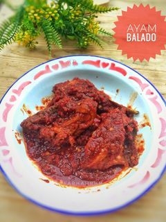 Foto resep Ayam Goreng Balado Khas Padang