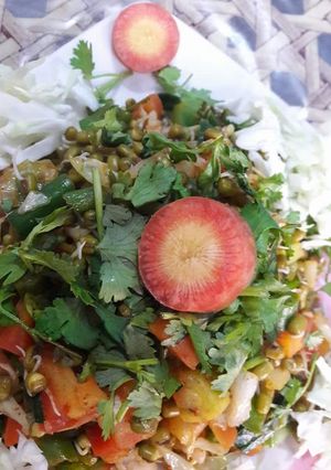 A picture of Sprouts salad.