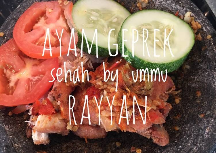  Resep  Ayam  geprek  sehah oleh ummu rayyan Cookpad