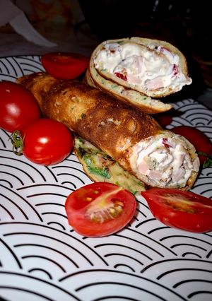 O poză a rețetei Clătite aperitiv.