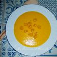Crema de calabaza con pollo, en la monsieur cuisine