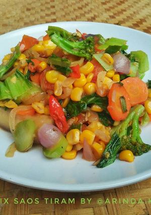 Foto resep Sayuran Mix Saos Tiram by Arinda