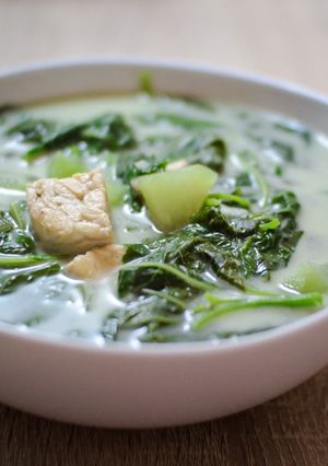 Foto resep 29. Bobor Bayam / Sayur Bayam Santan