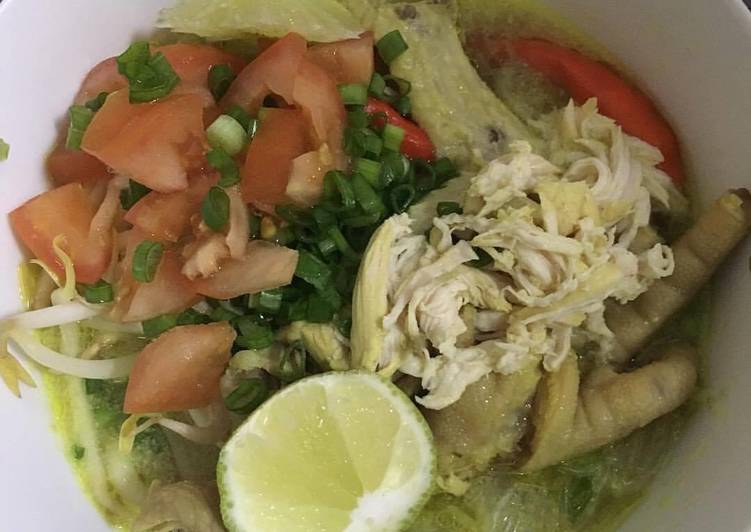 Cara Gampang Membuat Soto Ayam, Enak Banget
