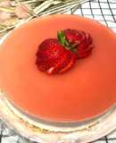 草莓優格慕斯蛋糕（低脂低糖健康版）